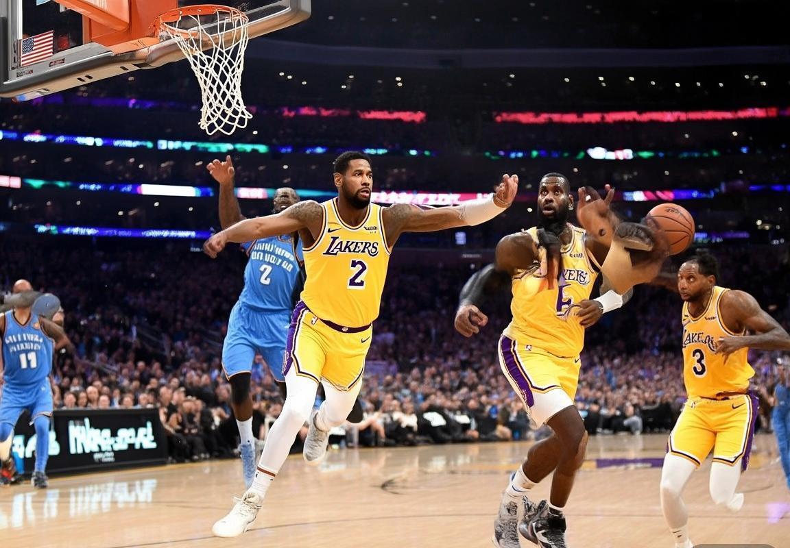 湖人战雷霆：亚历山大闪光，雷霆虽败新星闪耀(图1)